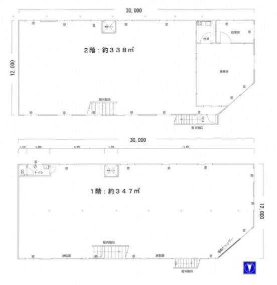 【貸倉庫】大阪府門真市下馬伏町