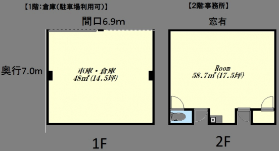 【貸店舗・事務所】兵庫県川西市久代