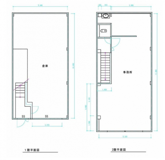 【貸倉庫事務所】大阪府吹田市広芝町