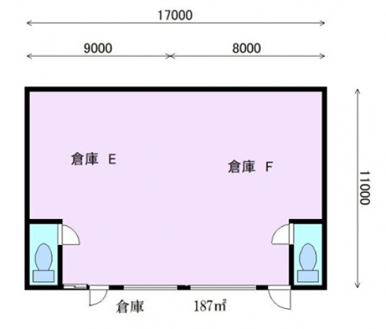 【貸倉庫】大阪府堺市中区毛穴町