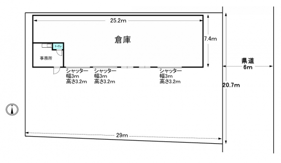 【貸倉庫】兵庫県西宮市山口町上山口
