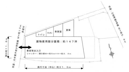 【貸倉庫】大阪府豊中市三和町