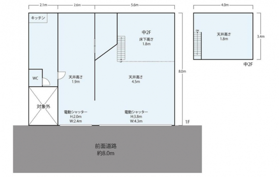 【貸倉庫・店舗】大阪府大阪市西区南堀江