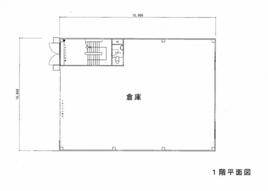 【貸倉庫付事務所】大阪府大阪市城東区放出西