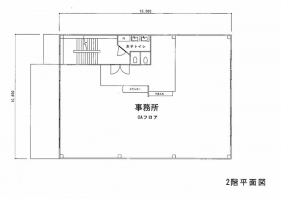 【貸倉庫付事務所】大阪府大阪市城東区放出西