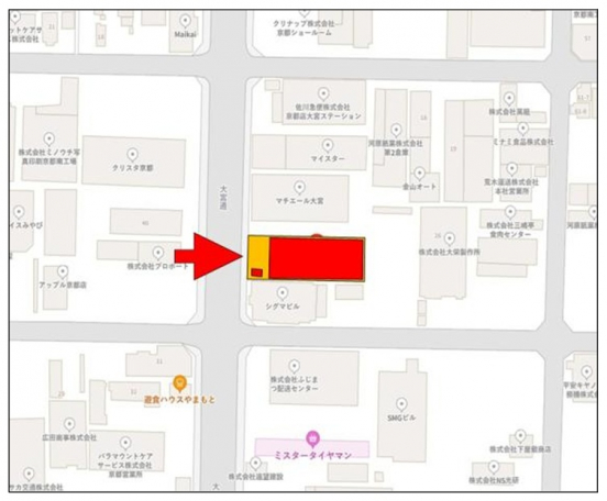 【貸倉庫事務所工場】京都府京都市南区上鳥羽大物町