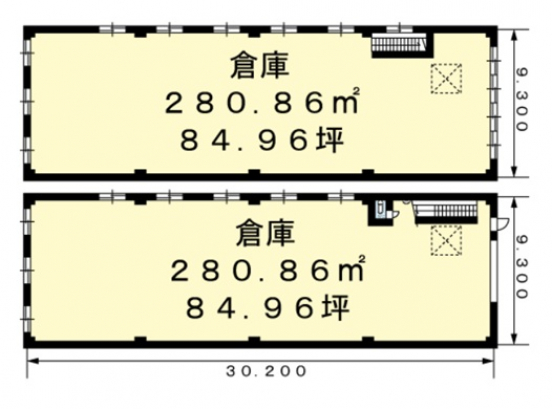 【貸倉庫】大阪府東大阪市吉田本町 102
