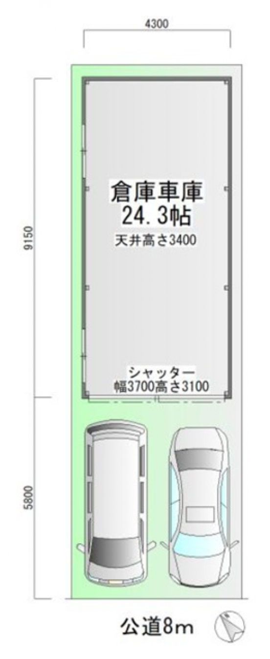 【貸倉庫】大阪府大阪市西区九条南