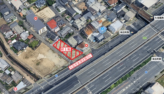 【貸土地】大阪府東大阪市金岡