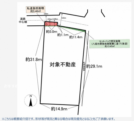 【売土地】大阪府八尾市旭ヶ丘